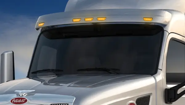 Image of Peterbilt windshield